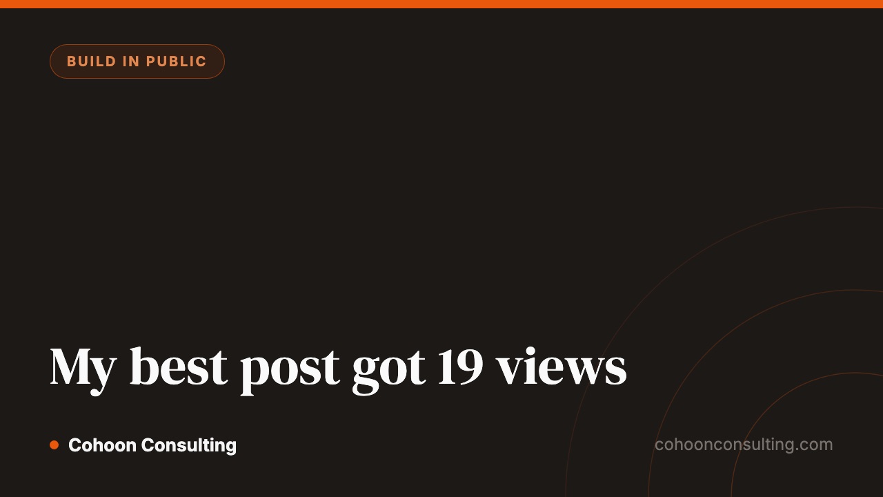 A ninety-day audit of a small business blog