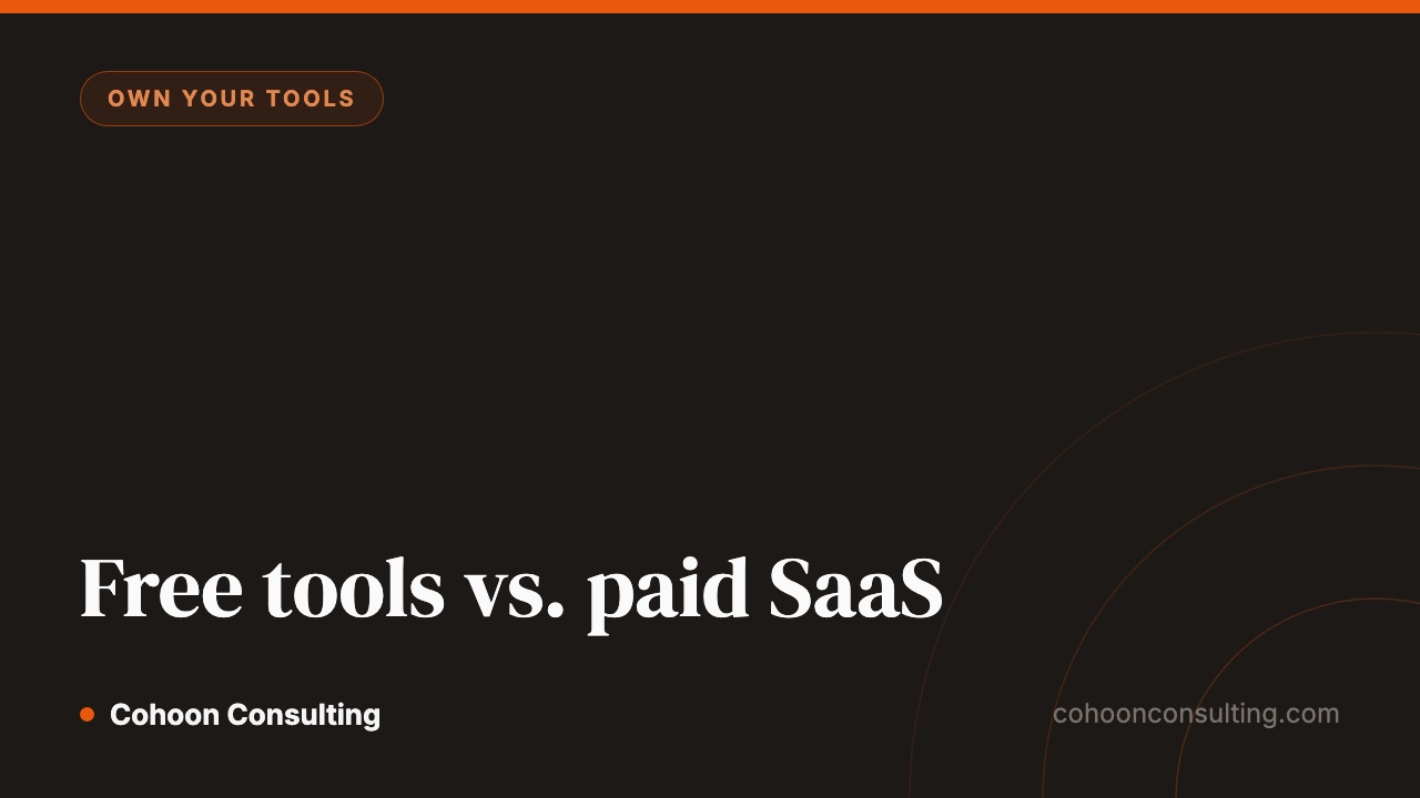 Free GitHub tools vs. paid SaaS