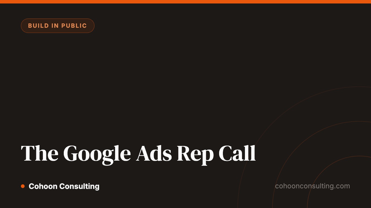 I thought my Google Ads rep was a scam