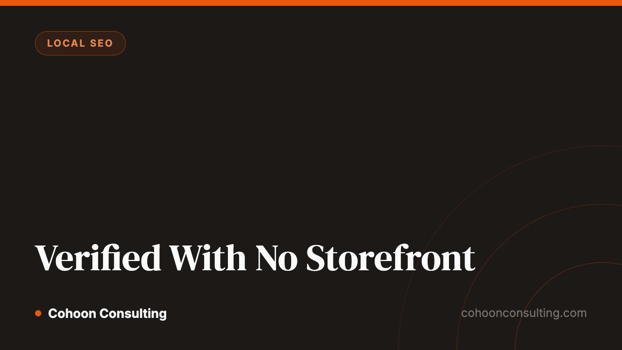 How to verify a Google Business Profile with no storefront