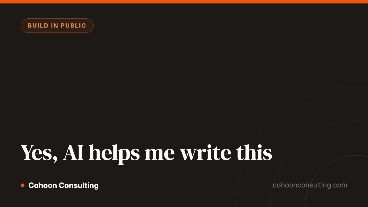 Being straight about AI-assisted writing