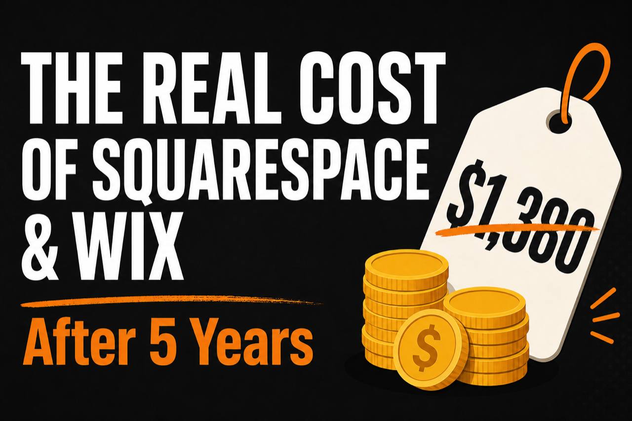 The Real Cost of Squarespace and Wix After 5 Years