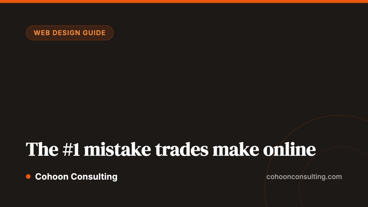The #1 mistake trades make online