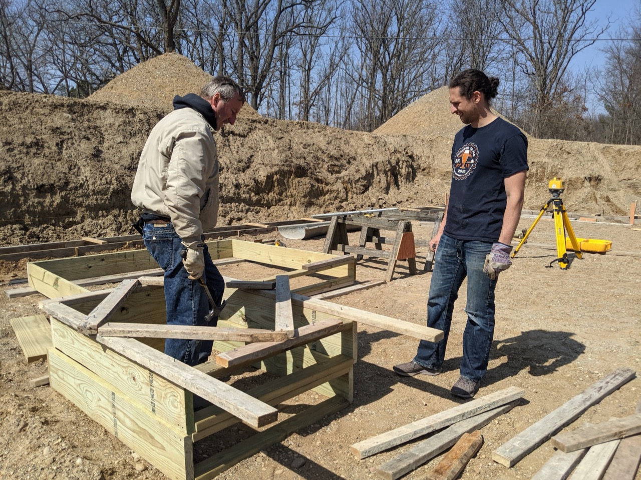 Cohoon house build, April 2021