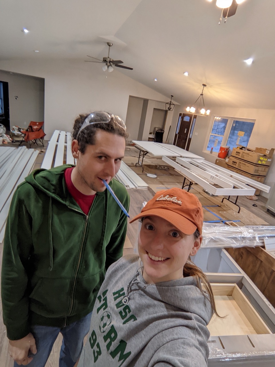Cohoon house build, December 2021