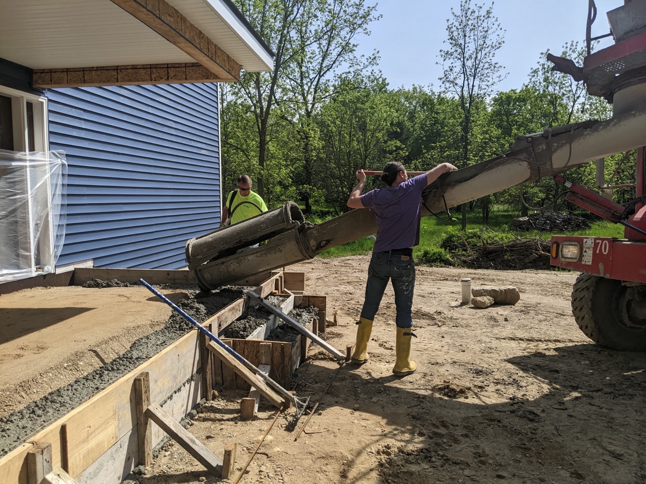 Cohoon house build, May 2022